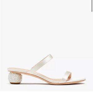 NEW kate spade Palm Springs Crystal Slide Sandals